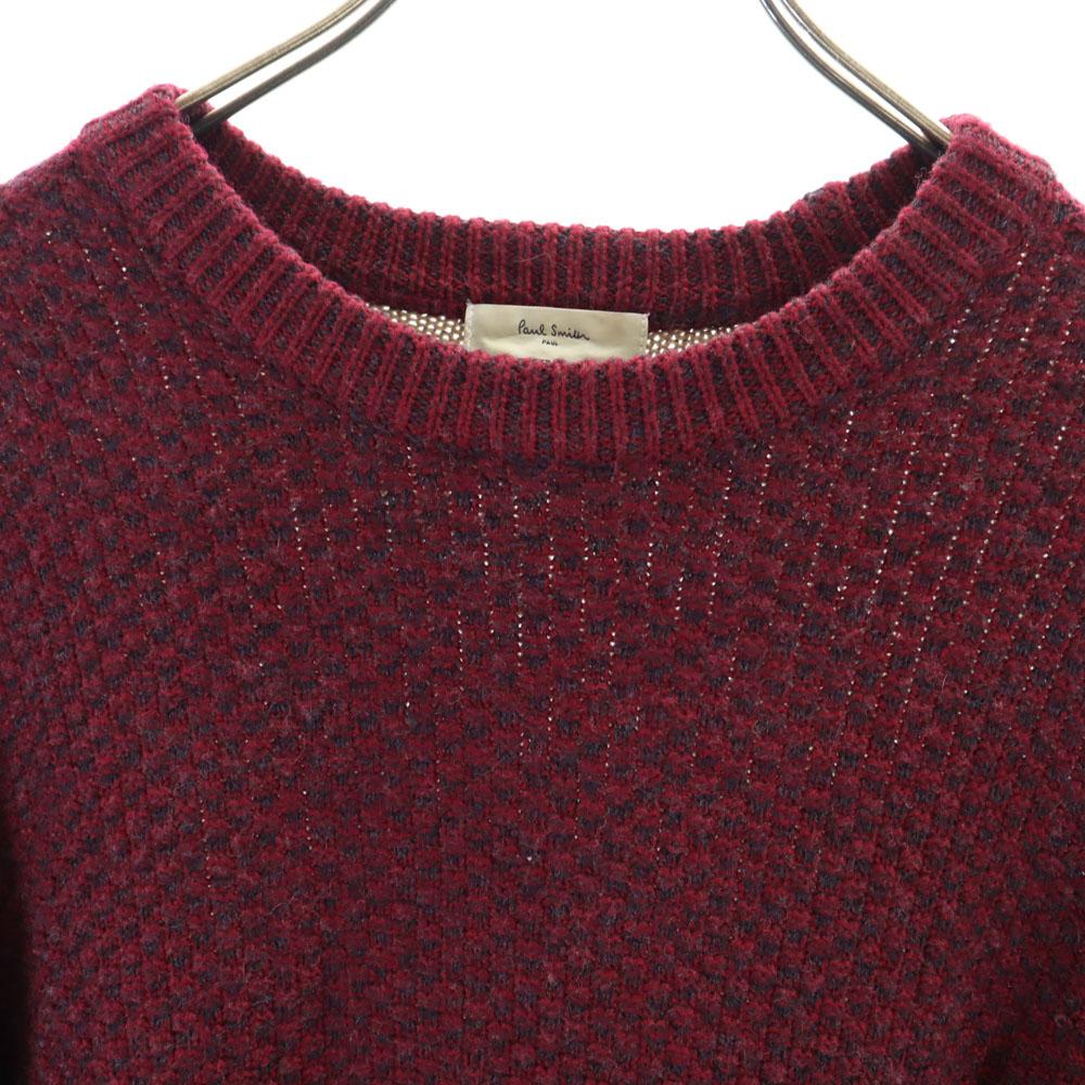 Paul Smith wool Long sleeve knit one piece M Bordeaux Women Used