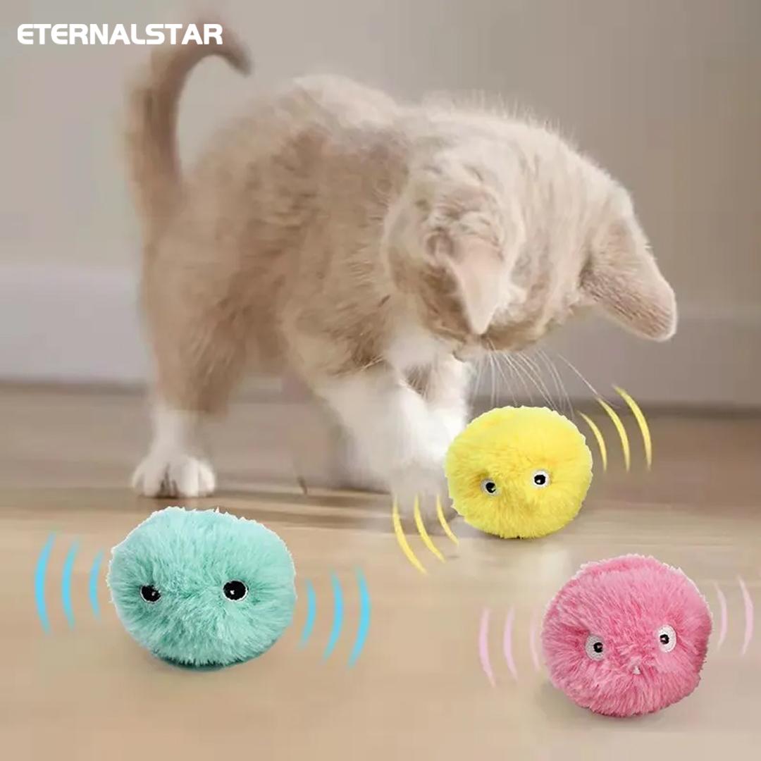 

Умные игрушки для кошек, плюшевые электрические кошачьей мяты, тренировочная игрушка, котенок, сенсорное звучание, скрипучие принадлежности, товары для домашних животных, игрушка для кошек
