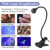 LED UV Light for Drying Nail Polish Gel Clip-On Flexible Desk Mini USB Nail Lamp Portable Nail Dryer Manicure Salon Tools