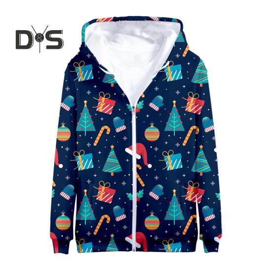 

Рождественское пальто с капюшоном и длинными рукавами 3D Рождественская тематическая куртка с карманами для мужчин и женщин для отдыха на открытом воздухе спортивная куртка пальто XL