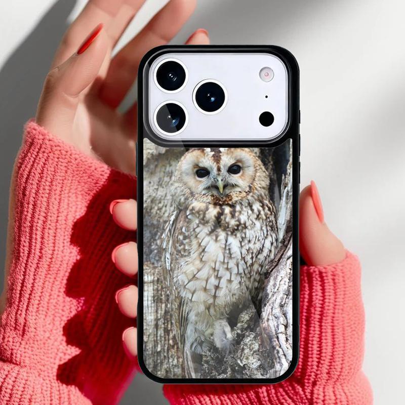 Camouflage Owl Phone Case for iPhone 17 16 15 14 13 Pro Max Back Cover for 12 11 Pro Coque