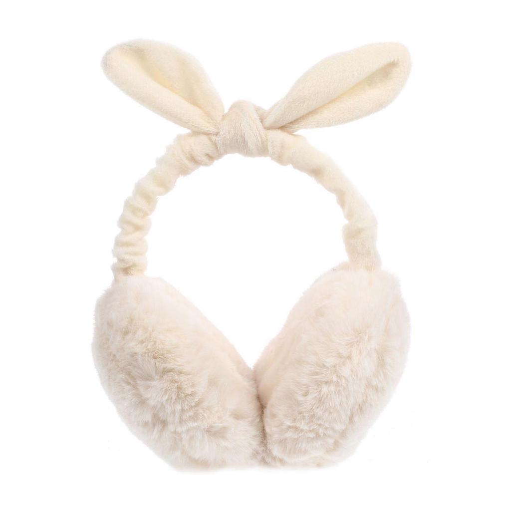Lovely Bowknot Winter Warm Earmuff Folding Ear Warmer Portable Earcaps
