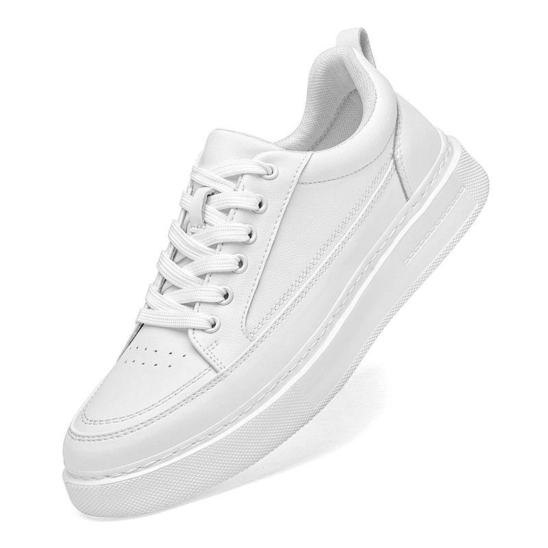 

Fashion Men s casual board shoes Minimalist high-quality and comfortable style Office and Work Outdoor leisure street White Youth 45 белый