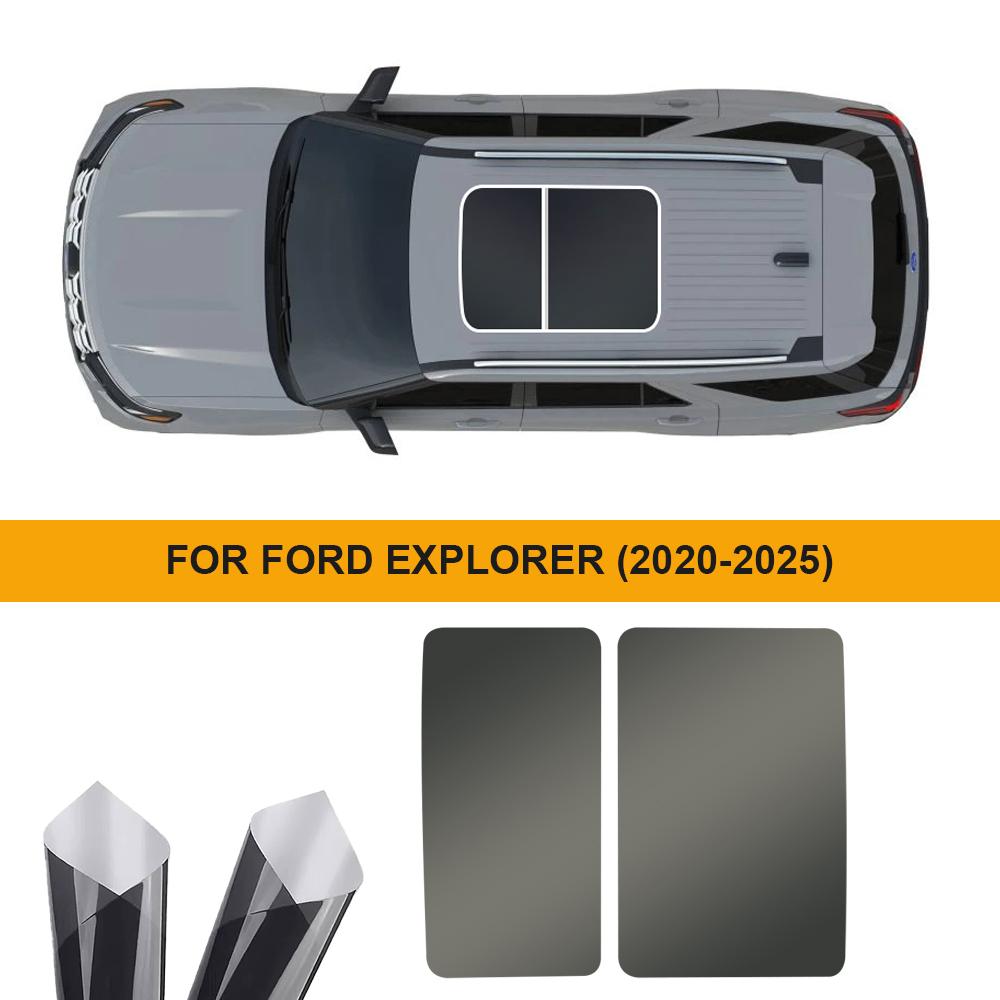 TPU Защита от льда и солнца для люка Ford Explorer     2024 2025 Теплоизоляция Автоаксессуары Защитная пленка с предварительной резкой