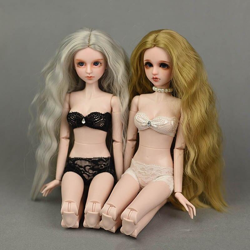 Měkké krajkové spodní prádlo pro oblečení pro 1/4 panenku Bikini podprsenka a kalhotky Pro panenku 40-50 cm Kalhotky pro BJD panenky Doplňky topu a kalhotek