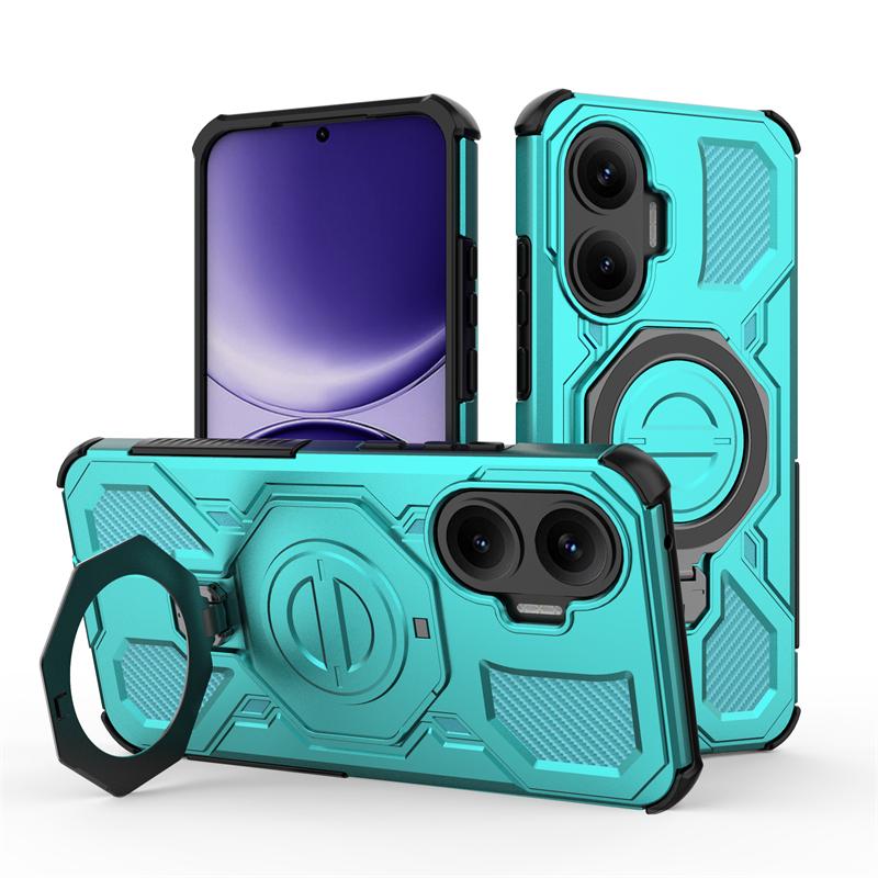 Magnetic Wireless Charge Cover For Xiaomi Poco F7 X7 Pro F7 Ultra Phone Holder Armor Case For Poco F7 Cover For Poco F7 Case