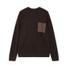 GXG Men's Winter Loose Round Neck Wool Sweater
