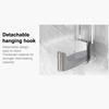 3pcs Removable Swivel Strong Suction Cup Hook Water And Moisture Resistant Suitable For Kitchen Bathroom