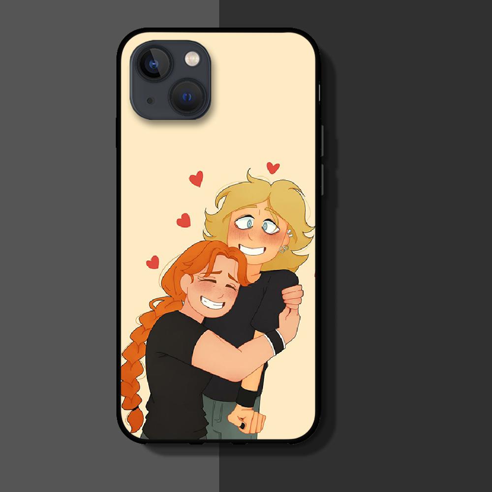 Kovové rodinné kreslené pouzdro na telefon pro Iphone Samsung Galaxy Xiaomi Mi Redmi Note S 6 7 8 9 10 11 12 13 20 2022 Kryt 5G Max Pro Plus TPU měkký luxusní nový