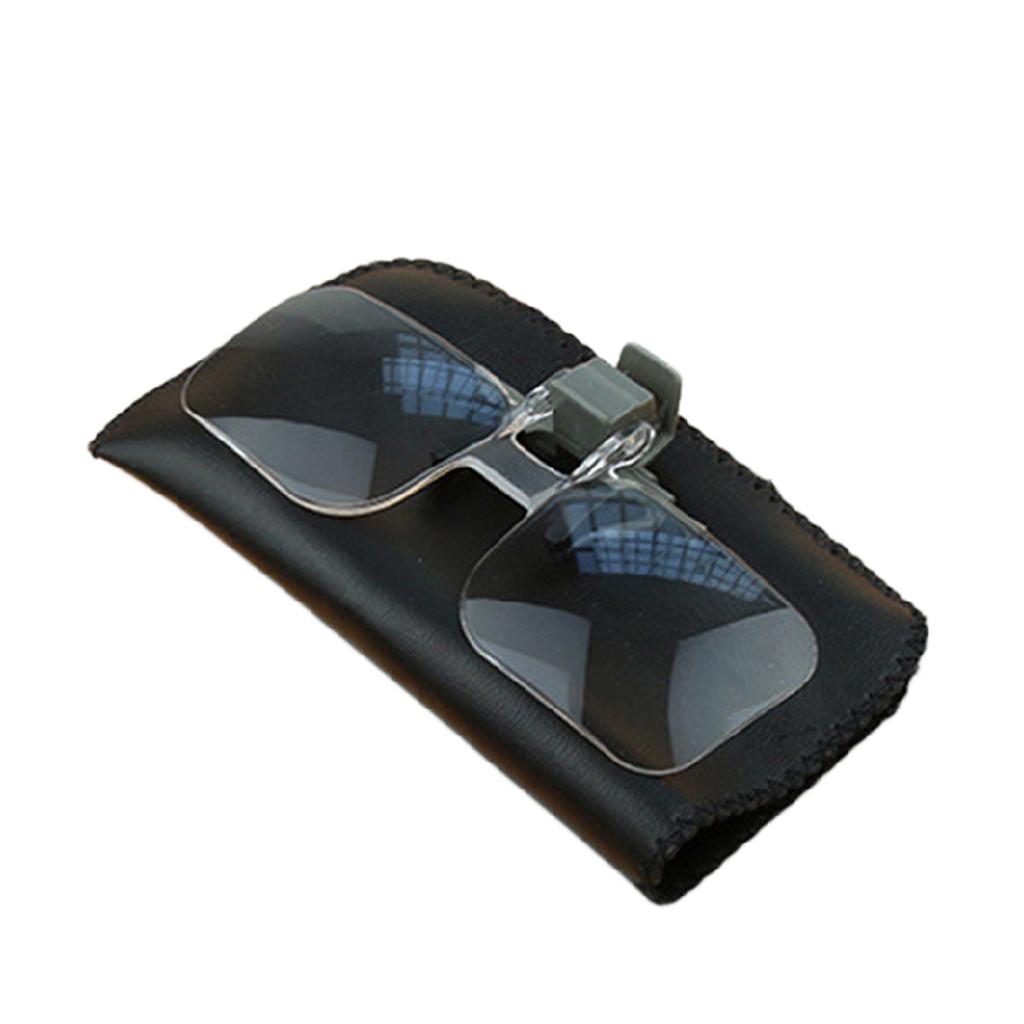 High Quality Portable Frameless Magnifier Folding Handfree Clip On Clear Glasses Other