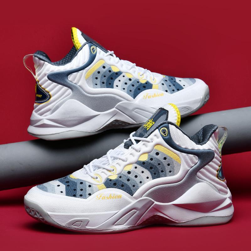 

Новая мужская спортивная обувь, модная сетчатая дышащая спортивная повседневная баскетбольная обувь 45