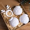 3D Embossed Lantern Snowflake Candle Holder Mold DIY Christmas Ball Snowflake Craft Making Plaster Resin Silicone Molds Home Dec