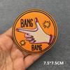 Embroidered Patches On Clothes Punk Patches For Clothing Diy Skull Stripes Stickers Cartoon Patches Appliques Badges