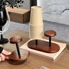 Disposable Round Cup Holder for Paper Cups, Multi-functional Desktop Coffee and Milk Tea Cup Holder, Cup Retriever