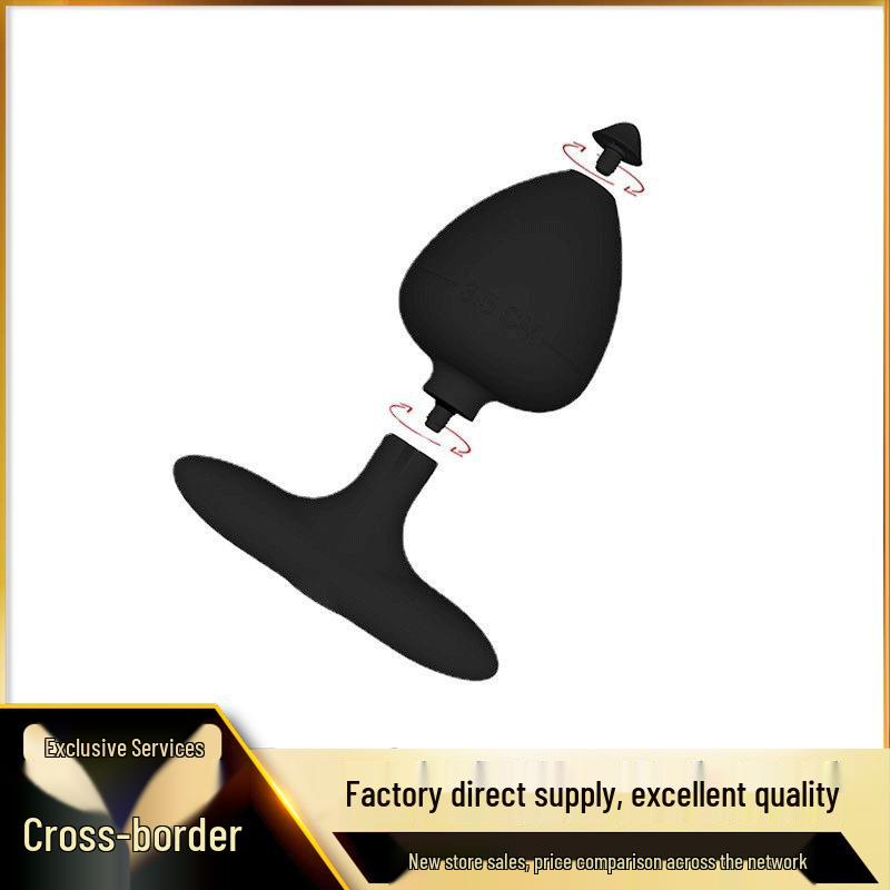 Samantha Silicone Detachable Split Butt Plug with Pull Beads for Adult Self-Stimulation and Shared Use