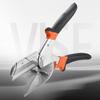 Miter Shears Adjustable 45 To 135 Degree Sharp Trunking Shears Ergonomic Multi Angle Miter Scissors With 2 Replacement Blades