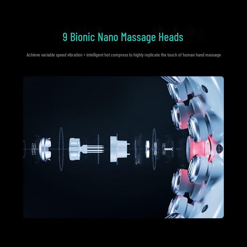 SKG G7 Portable Neck Massager with Heat and Tapping