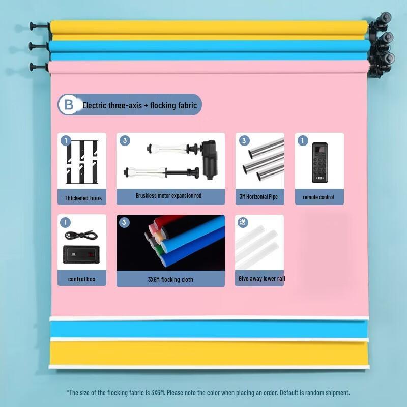 MyTu Electric 3-Axis Photography Background Roller System