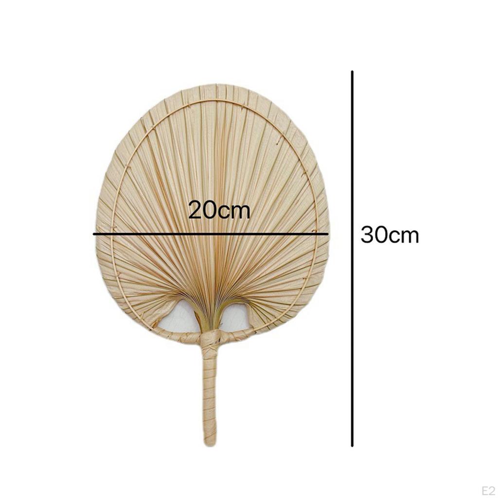 Hand Woven Holding Fan Boho Cooling Supplies Decorative Fans Tropical