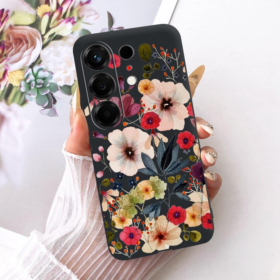 For Tecno CN5 Case For Tecno Camon 50 4G Cover Fashion Butterfly Cute Cat Cool Painted Soft Phone Casing For Techno Camon50 4G