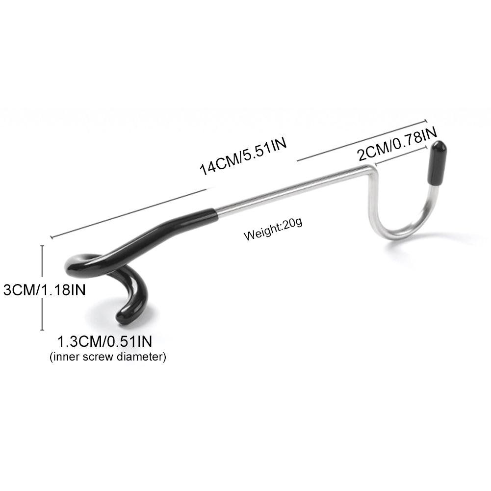 8Pcs Stainless Steel Camping Lantern Hook Hangers Outdoor Lamp Hanger Stand Light Stand Holder Hooks for Outdoor Camping Fishing