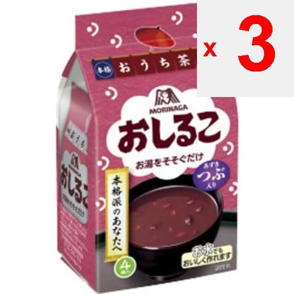 Morinaga Seika Oshiruko (süße rote Bohnensuppe) 4 Beutel Wagashi