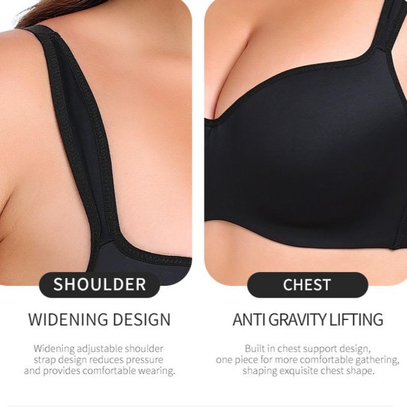 Anti-sagging Steel Ring Push-up Large Size Underwear Fat Girl Sports Bra