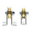 6mm Tripod Pulley Wire Rope Lifting Bearing Pulley Hanging Wheel Home Sliding Door Track Wheel Pulley Hardware