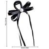 Fairy Bowknot Hair Clips Ribbon Women Ballet Art Streamer Clamp Hairpin Bow Shark Cawl Clips Girls Hair Accessories Jewelry