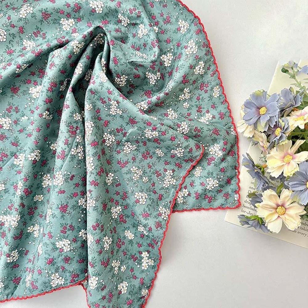 Sunshade Floral Patterned Headscarf Breathable Square Handkerchief  Clothing Accessories