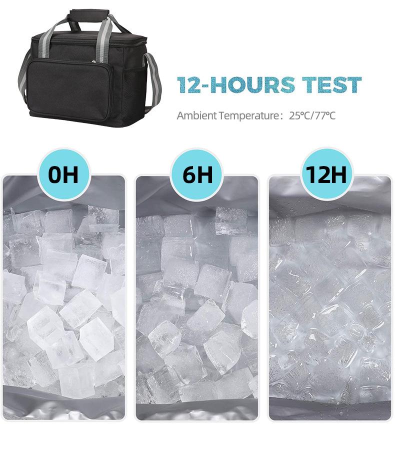 Insulated Outdoor Oxford Cloth Ice Pack Large Capacity Lunch Bag