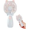 (Rosado) Pequeño Ventilador de Bolsillo - Ventilador de Mano Recargable por USB - Ventilador Silencioso de Escritorio para Estudiantes, Ventilador de Bolsillo Personal para Exteriores