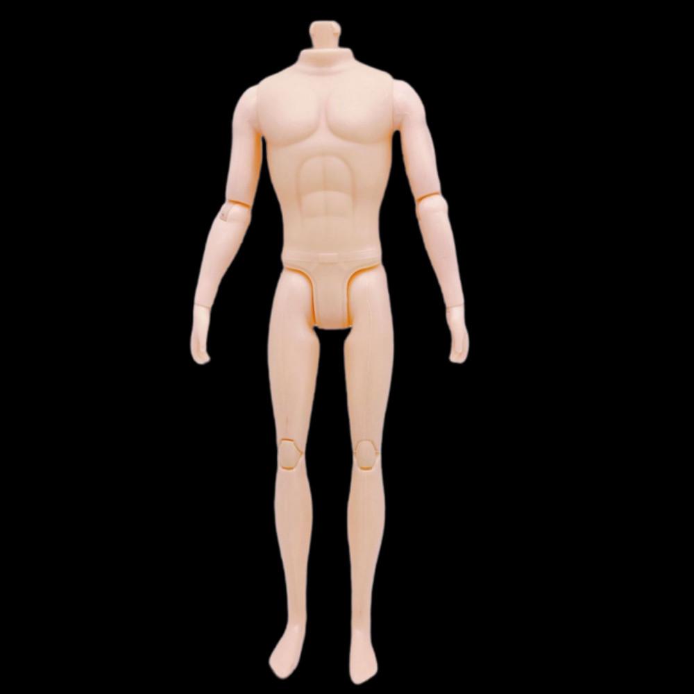 28cm Toys Joints Movable Nude Naked Male Female  Doll Body For 1/6 PP/FR/BABI Super Model Doll House DIY Body Doll Accessories