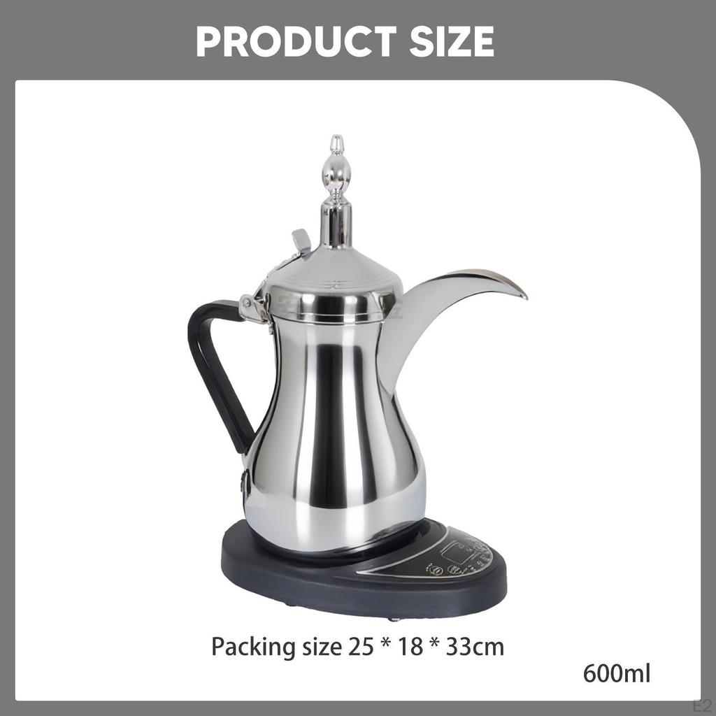 Arab Elektromos Vízforraló Kávé Tea Melegítő Automatikus Kikapcsolás Vízforraló Pour over-hez