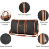 Foldable Women's Travel Convenient Carry-on Clothing Bag Large Capacity PU Leather Duffel Bag Portable Business Travel Bag