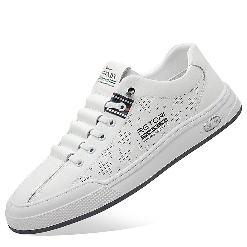New men's little white shoes summer comfortable casual shoes men's business breathable board shoes trendy versatile men's shoes