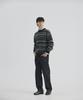 Guernsey Woollens Port Doyle Fair Isle Crewneck Sweater - Black