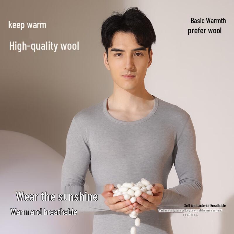 

Мужской термокомплект из шелка, шерсти и модала MEIBIAO XL