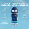 NIVEA MEN Fresh Active 50ml Deo Underarm Roll On | With Fresh Ocean Extracts Scent| 72 H Freshness