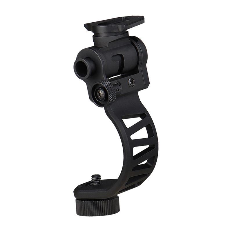 J Arm Helmet Nvg Bracket Helmet Mount Holder Base Durable Nvg Helmet Mount for Pvs-14 Hiking Trekking Backpacking Equipement