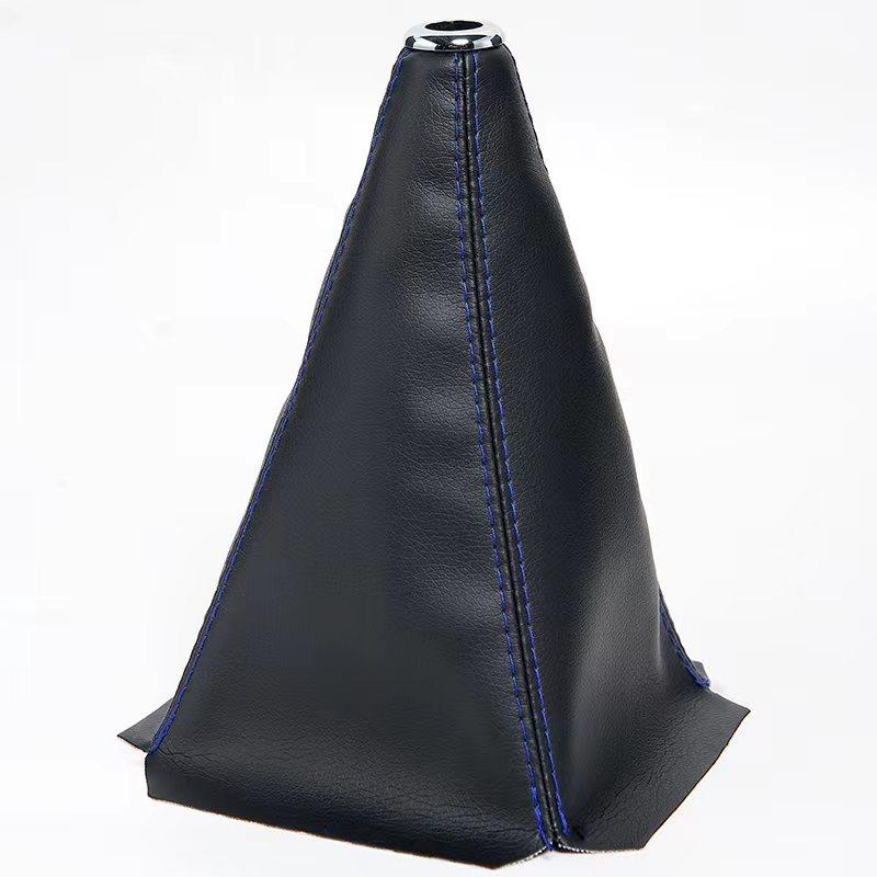 PU Leather Gear Shift Knob Cover Waterproof Dust Boot for Manual Cars & Trucks, Stylish Interior Protection