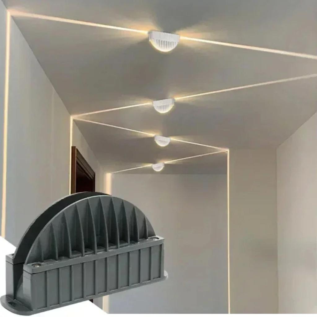 Noul reflector cu LED-uri pentru cadru de ușă Iluminare interioară în aer liber Lampă de perete Lampă pentru coridorul hotelului Cablaj 85-265V DC