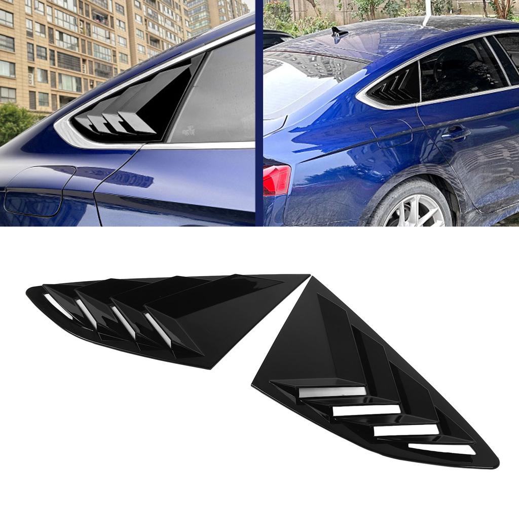 P  of Rear Side Window Louver Cover Left Right Rear Window   Vent Scoop Shades Cover for S5 F5 Sportback 2017-2024
