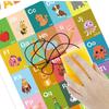 Preschool Learning Posters School Educational Charts 12 Pieces Time Numbers Letters Charts For Travel Boy Preschoolers Develop
