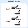 Magnifier Light Magnifying Glass with Stand Desktop LED Illuminated Lamp 10