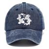 Koi Fisch Yin Yang Baseballkappe Gewaschene Baumwolle Verstellbar Lässig Outdoor Papa Hut