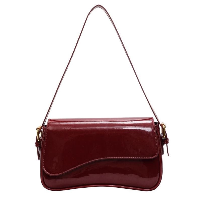 Large capacity leisure senior sense of shape soft durable fashion exquisite new light luxury commuting slanting cross shoulder handbag