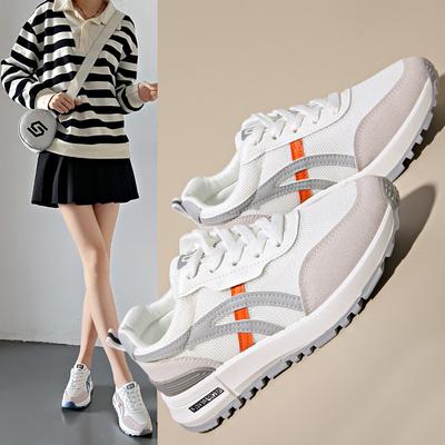Spring New Forrest Gump Shoes Women's Casual Breathable Versatile Height-increasing Platform Sports Running Women's Shoes