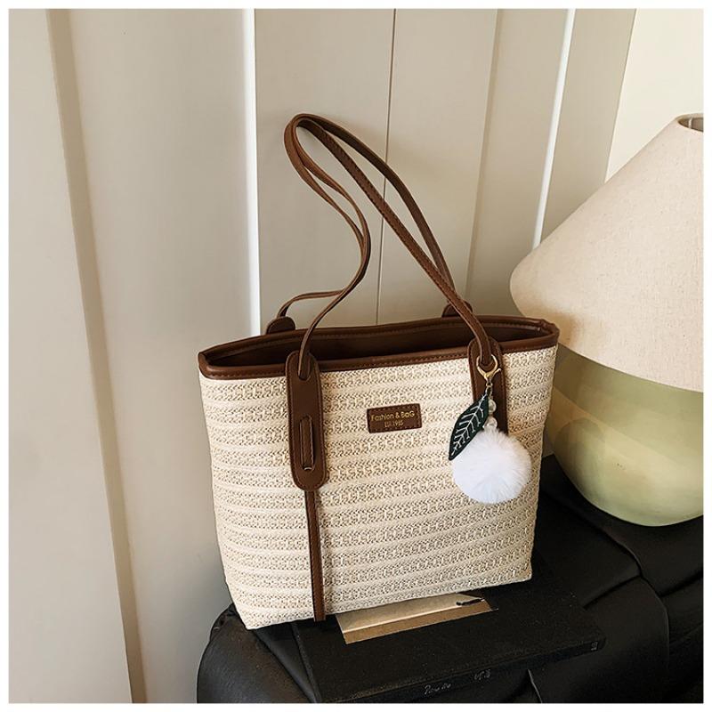 

Богемная соломенная сумка женская большой вместимости новая летняя сумка на плечо приморский отдых ветер пляжная сумка бежевый