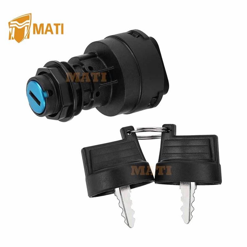 Ignition Key Switch 3 Position 4 Pin Sealed for Polaris Sportsman 450 570 850 1000 RZR 200 Outlaw 70 -Up Scrambler 1000